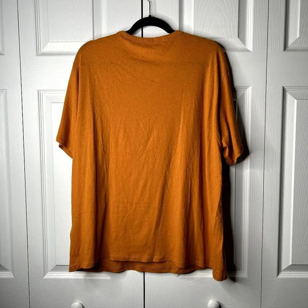Everlane Air Orange 100% Cotton Short Sleeve Tee Shirt Men's Size X-Large XL - Picture 6 of 6